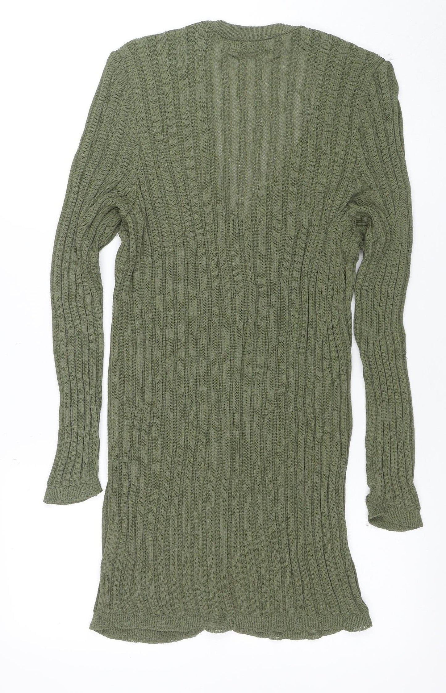 Womens UK Size 10 Jaeger Green Cardigan Jumper