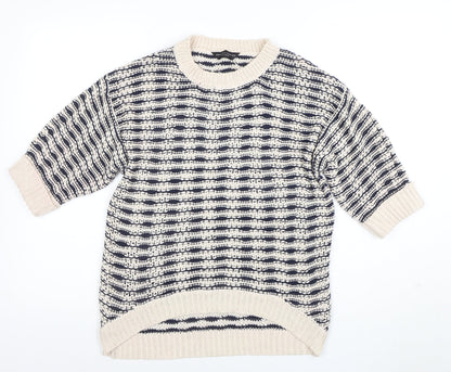 Dorothy Perkins Womens Multicoloured Size 10 Chunky Knit Jumper