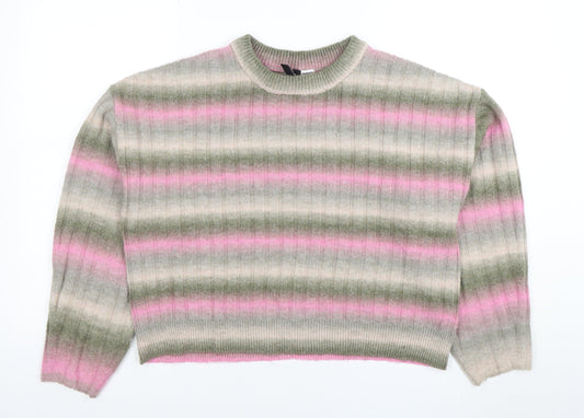 Womens UK Size 12 Divided (H&M) Multicoloured Pullover Jumper