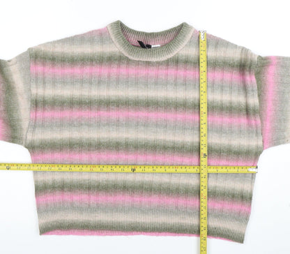 Womens UK Size 12 Divided (H&M) Multicoloured Pullover Jumper