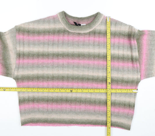 Womens UK Size 12 Divided (H&M) Multicoloured Pullover Jumper
