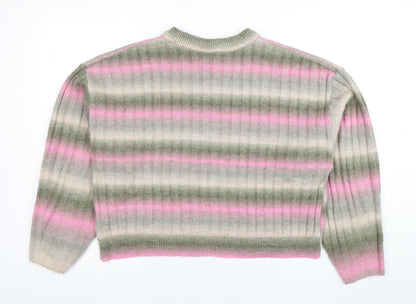 Womens UK Size 12 Divided (H&M) Multicoloured Pullover Jumper