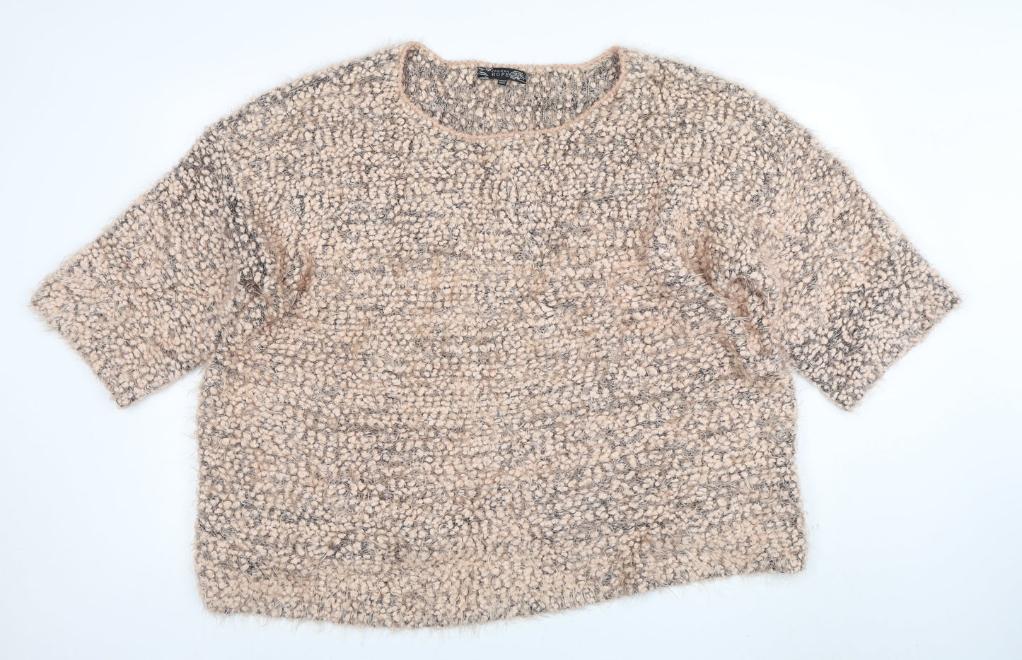 Womens UK Size 18 Joanna Hope Beige Pullover Jumper