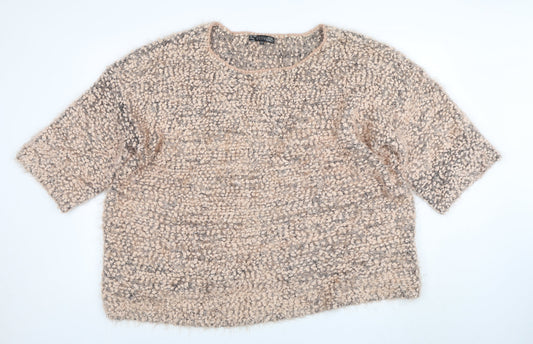 Womens UK Size 18 Joanna Hope Beige Pullover Jumper