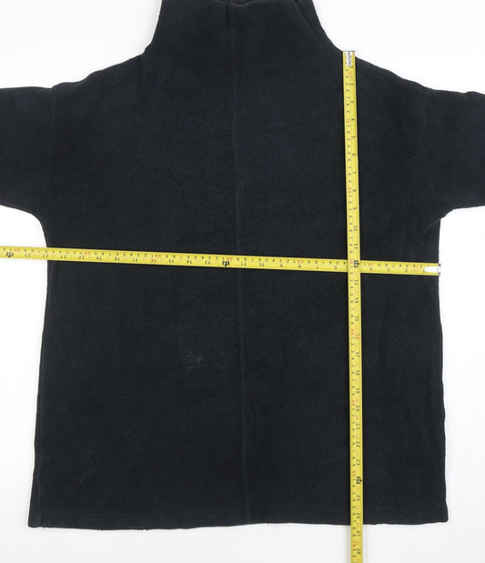 Mens UK Size S DKNY Jeans Black Pullover Jumper