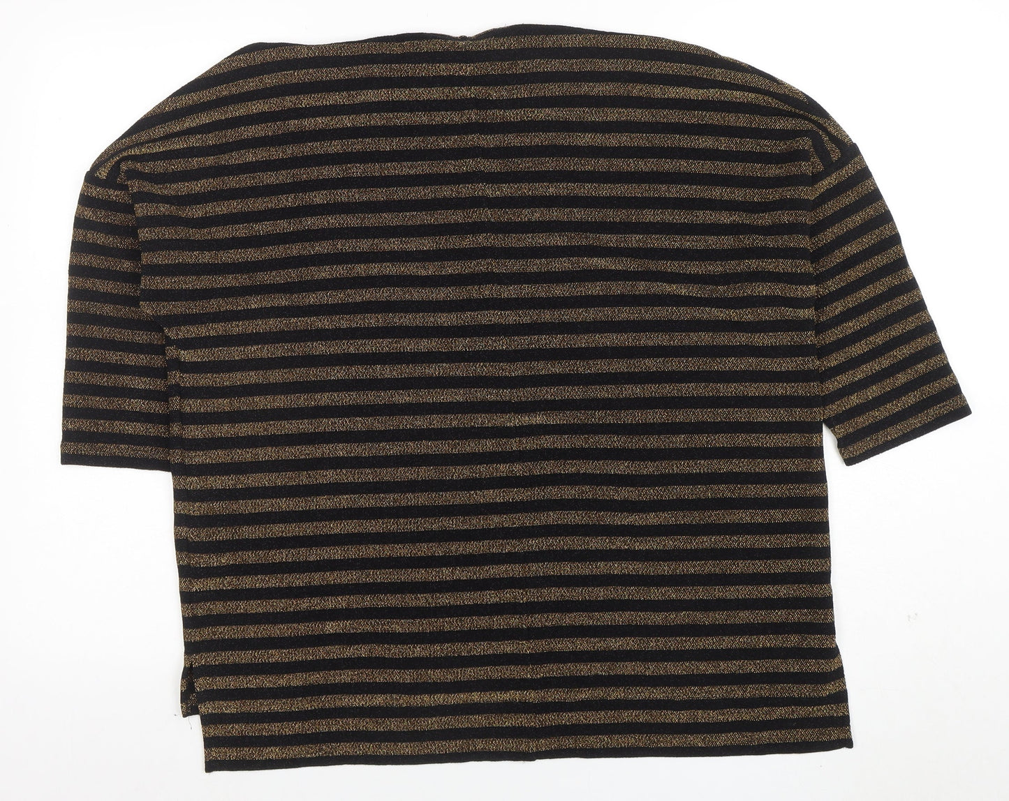 Womens UK Size 14 Marks and Spencer Black Basic T-Shirt