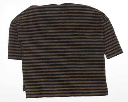 Womens UK Size 14 Marks and Spencer Black Basic T-Shirt