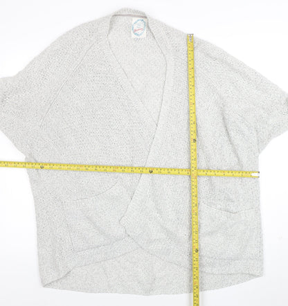 Womens UK Size 12 Faithful and True Grey Cardigan Jumper