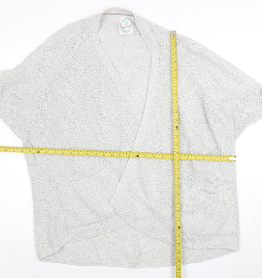 Womens UK Size 12 Faithful and True Grey Cardigan Jumper