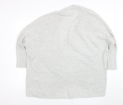 Womens UK Size 12 Faithful and True Grey Cardigan Jumper