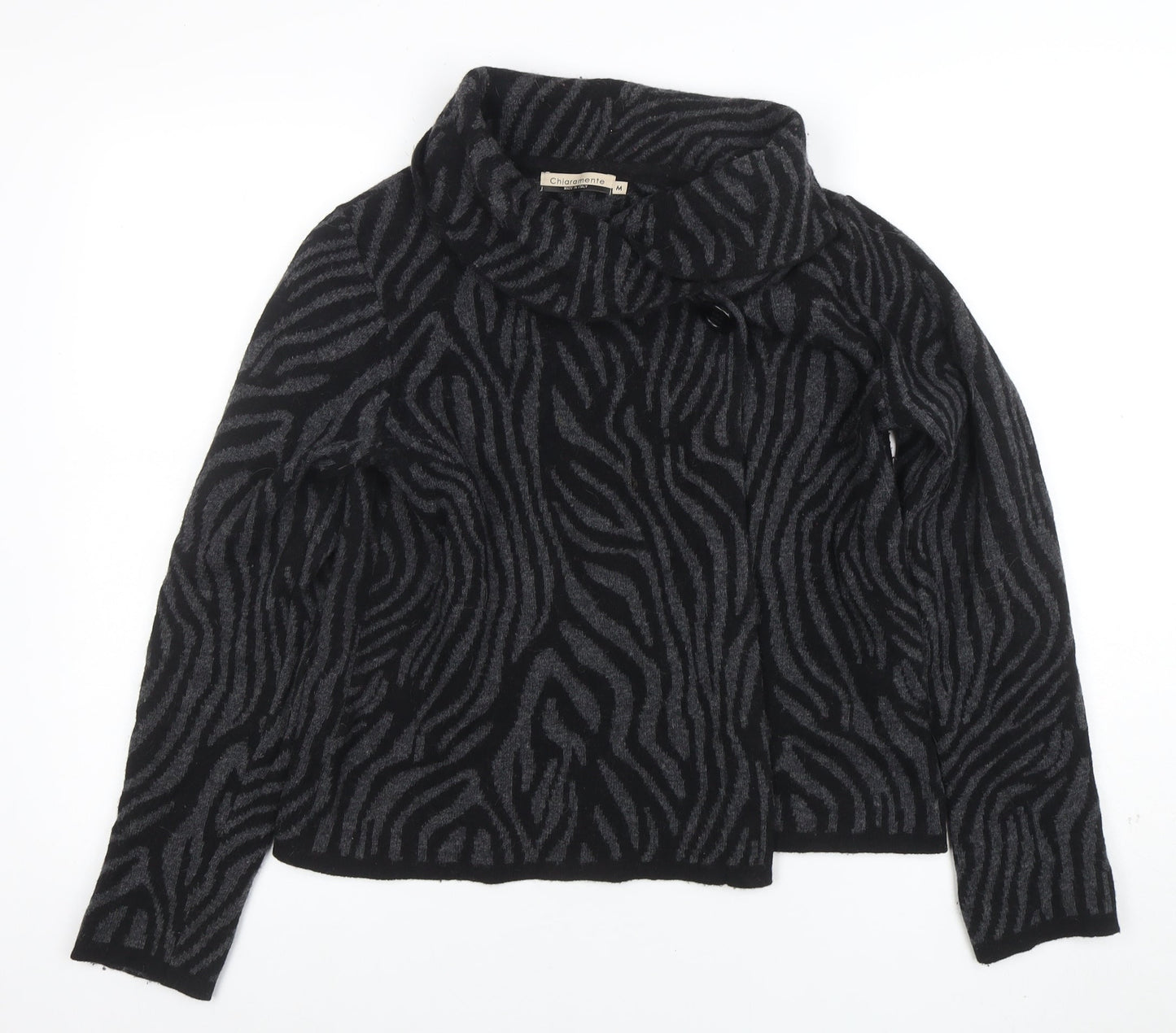 Womens UK Size M Chiaramente Black Pullover Jumper