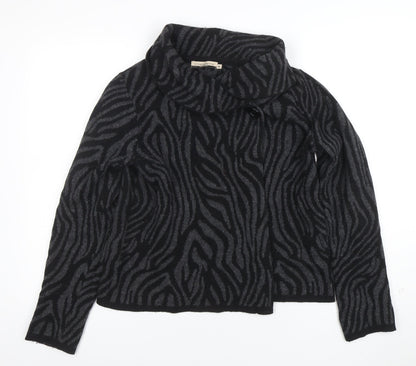 Womens UK Size M Chiaramente Black Pullover Jumper