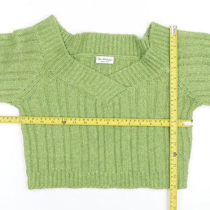 Womens UK Size S Miss Selfridge Green Pullover Jumper