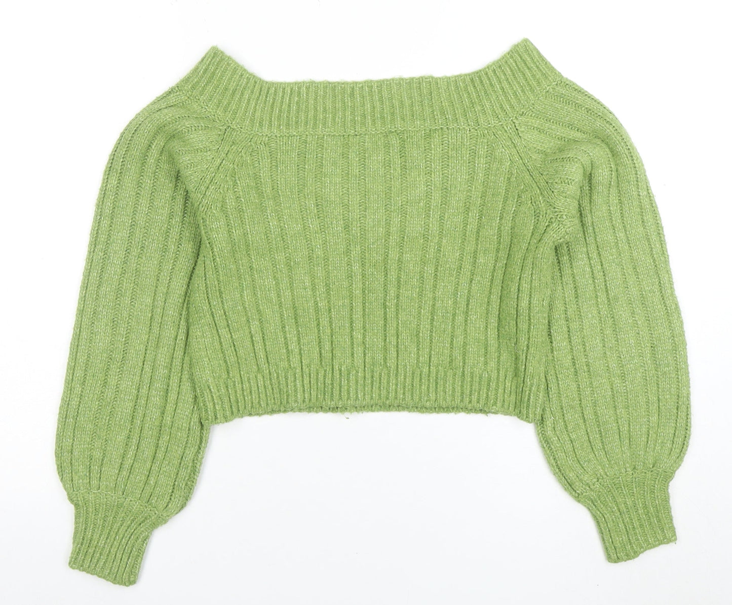 Womens UK Size S Miss Selfridge Green Pullover Jumper