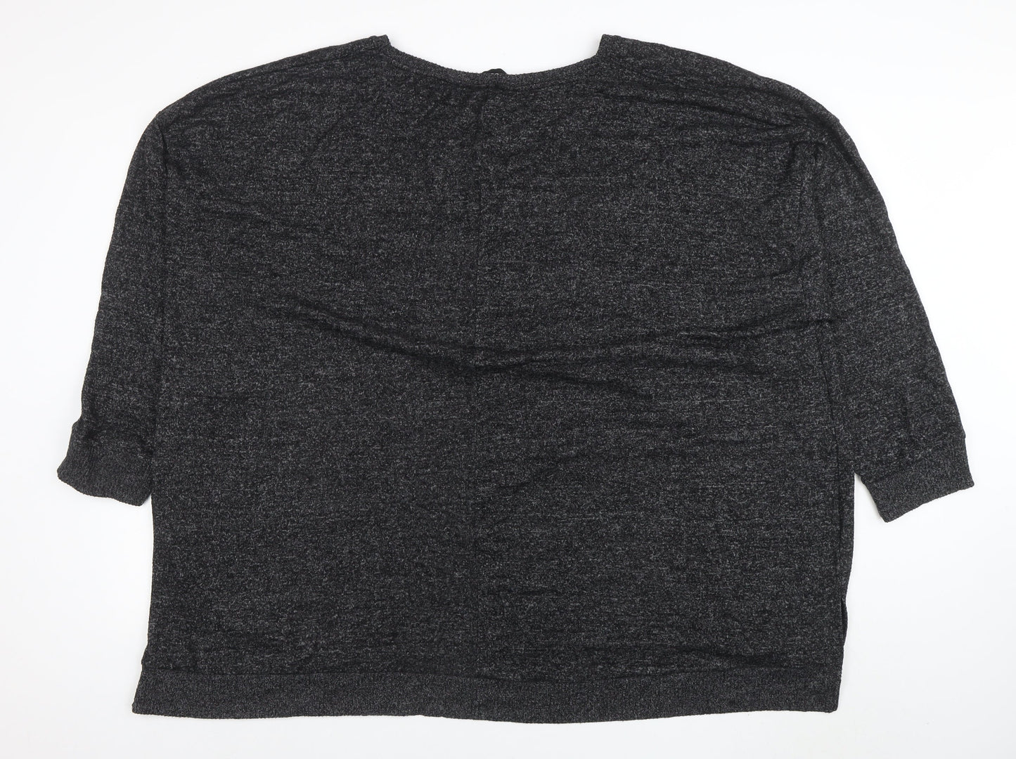 Womens UK Size 30-32 Yours Grey Pullover Jumper