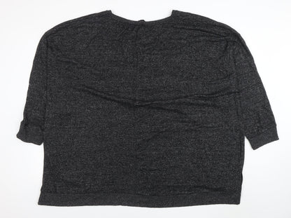Womens UK Size 30-32 Yours Grey Pullover Jumper