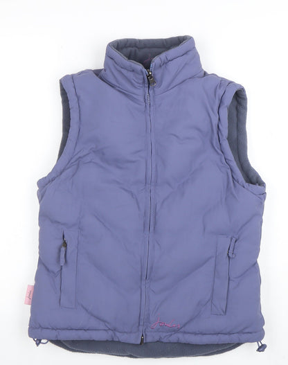 Womens UK Size 8 Joules Blue Puffer Jacket