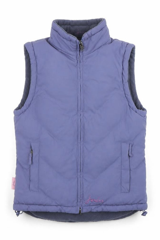 Womens UK Size 8 Joules Blue Puffer Jacket