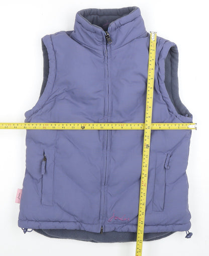 Womens UK Size 8 Joules Blue Puffer Jacket