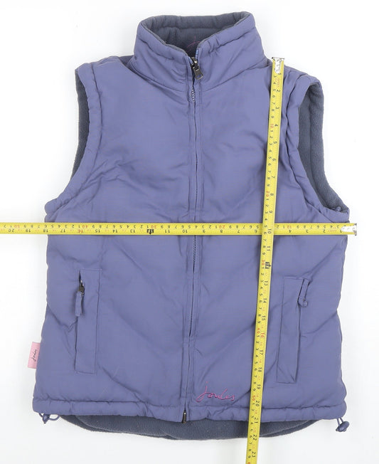 Womens UK Size 8 Joules Blue Puffer Jacket