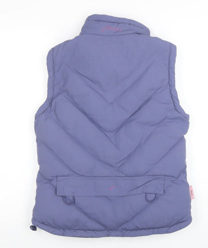 Womens UK Size 8 Joules Blue Puffer Jacket