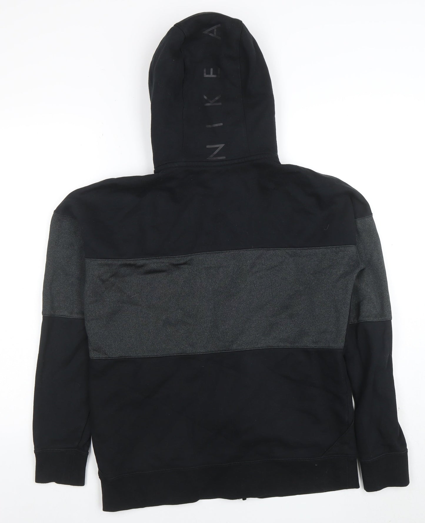 Mens UK Size M Nike Black Full Zip Hoodie