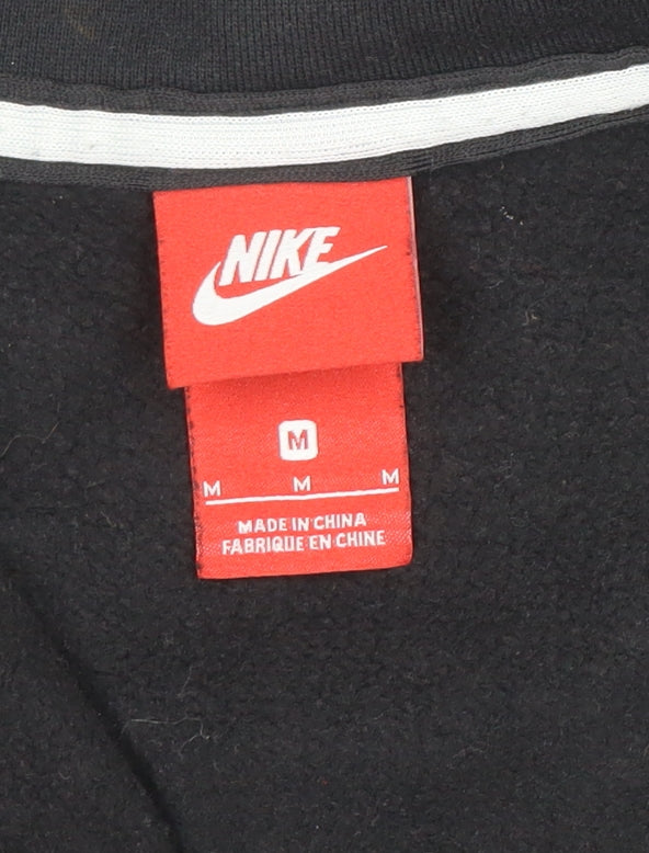 Mens UK Size M Nike Black Full Zip Hoodie