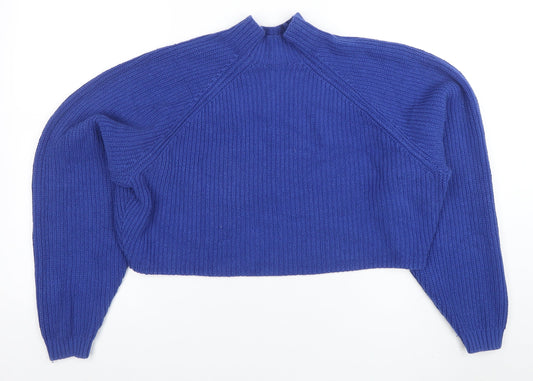 Womens UK Size L Hollister Blue Pullover Jumper