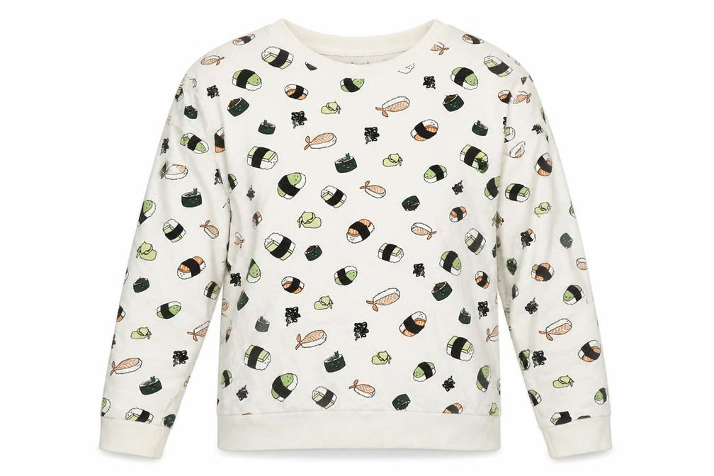 Womens UK Size L H&M White Pullover Sweatshirt