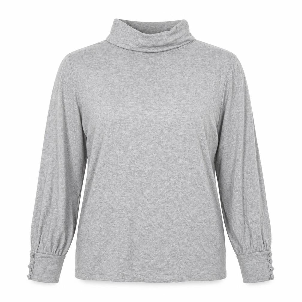 Womens UK Size 12 Laura Ashley Grey Basic Blouse