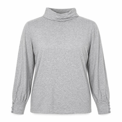 Womens UK Size 12 Laura Ashley Grey Basic Blouse