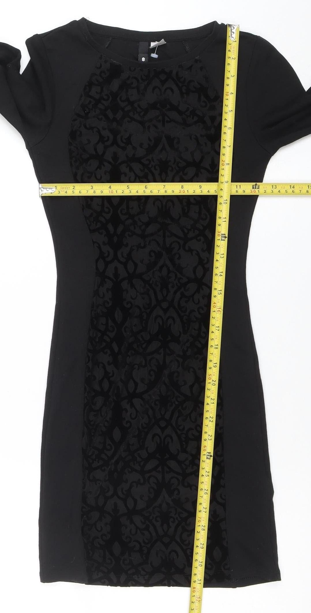 Womens UK Size 8 H&M Divided Bodycon Dress