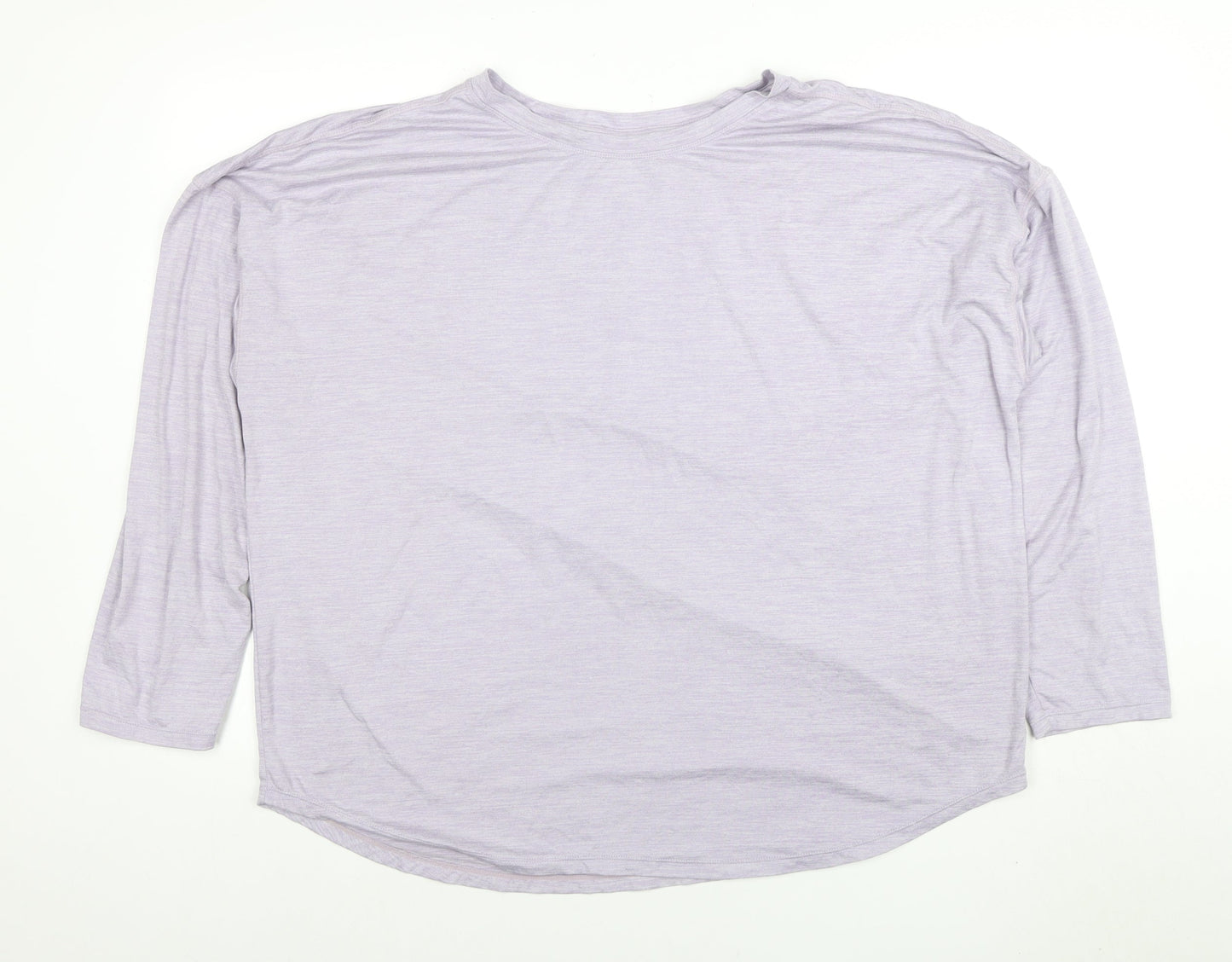 Womens UK Size 2XL George Purple Gym & Training T-Shirt