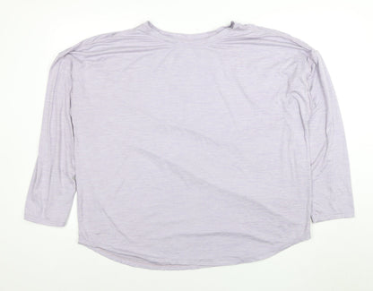 Womens UK Size 2XL George Purple Gym & Training T-Shirt