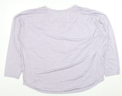 Womens UK Size 2XL George Purple Gym & Training T-Shirt