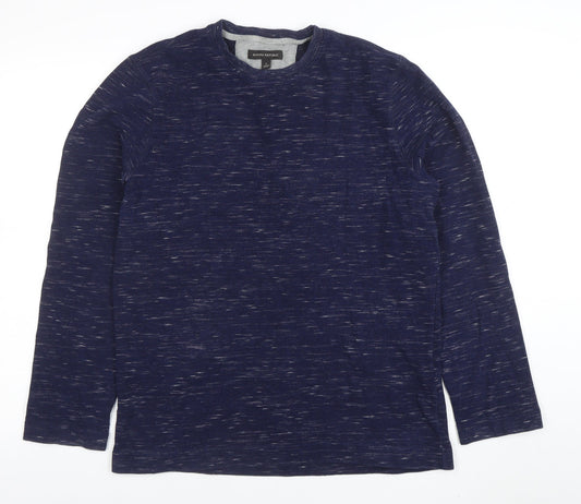 Mens UK Size L Banana Republic Blue Pullover Sweatshirt