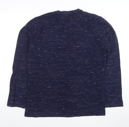 Mens UK Size L Banana Republic Blue Pullover Sweatshirt