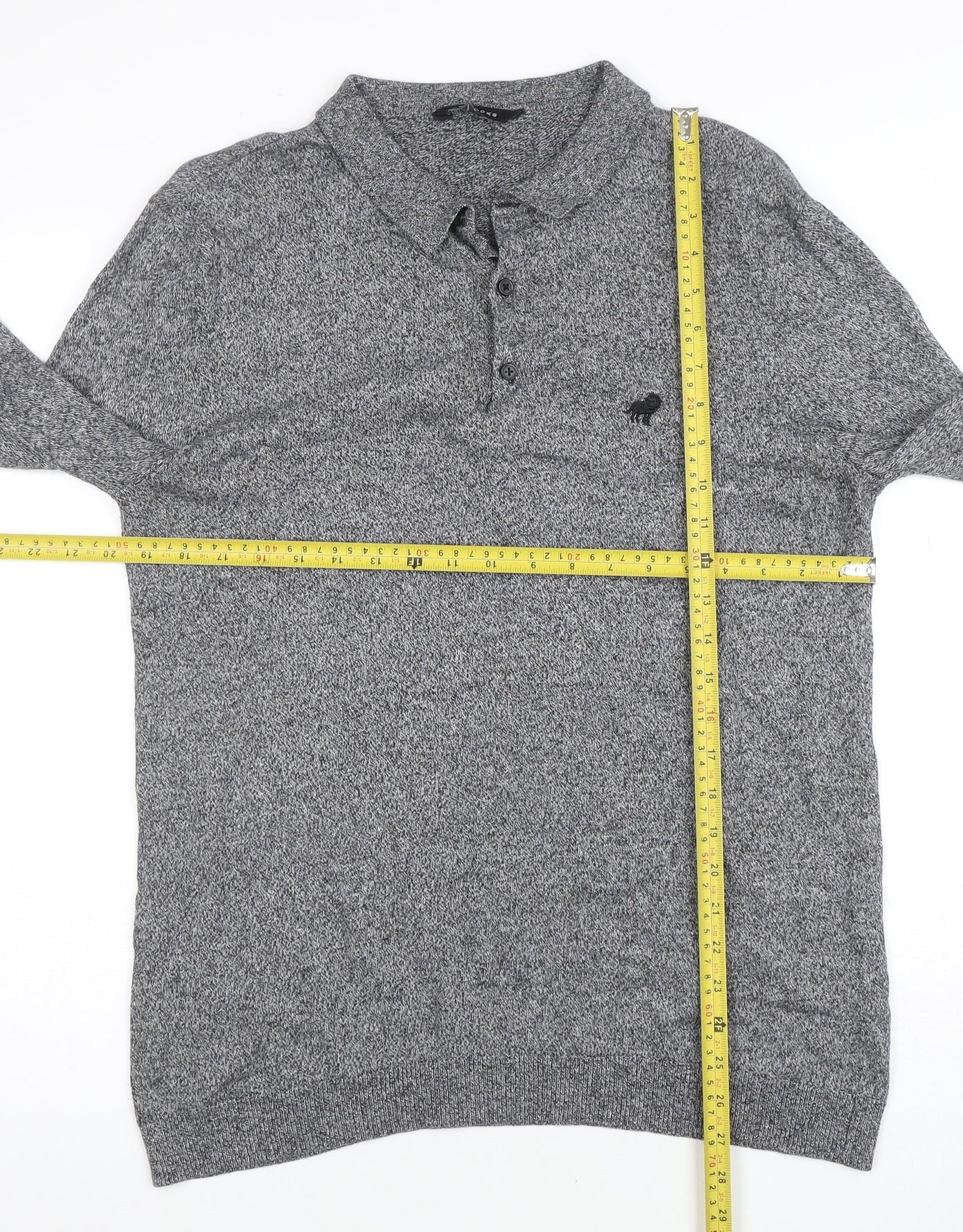 Mens UK Size L Peacocks Cotton Blend Polo Shirt
