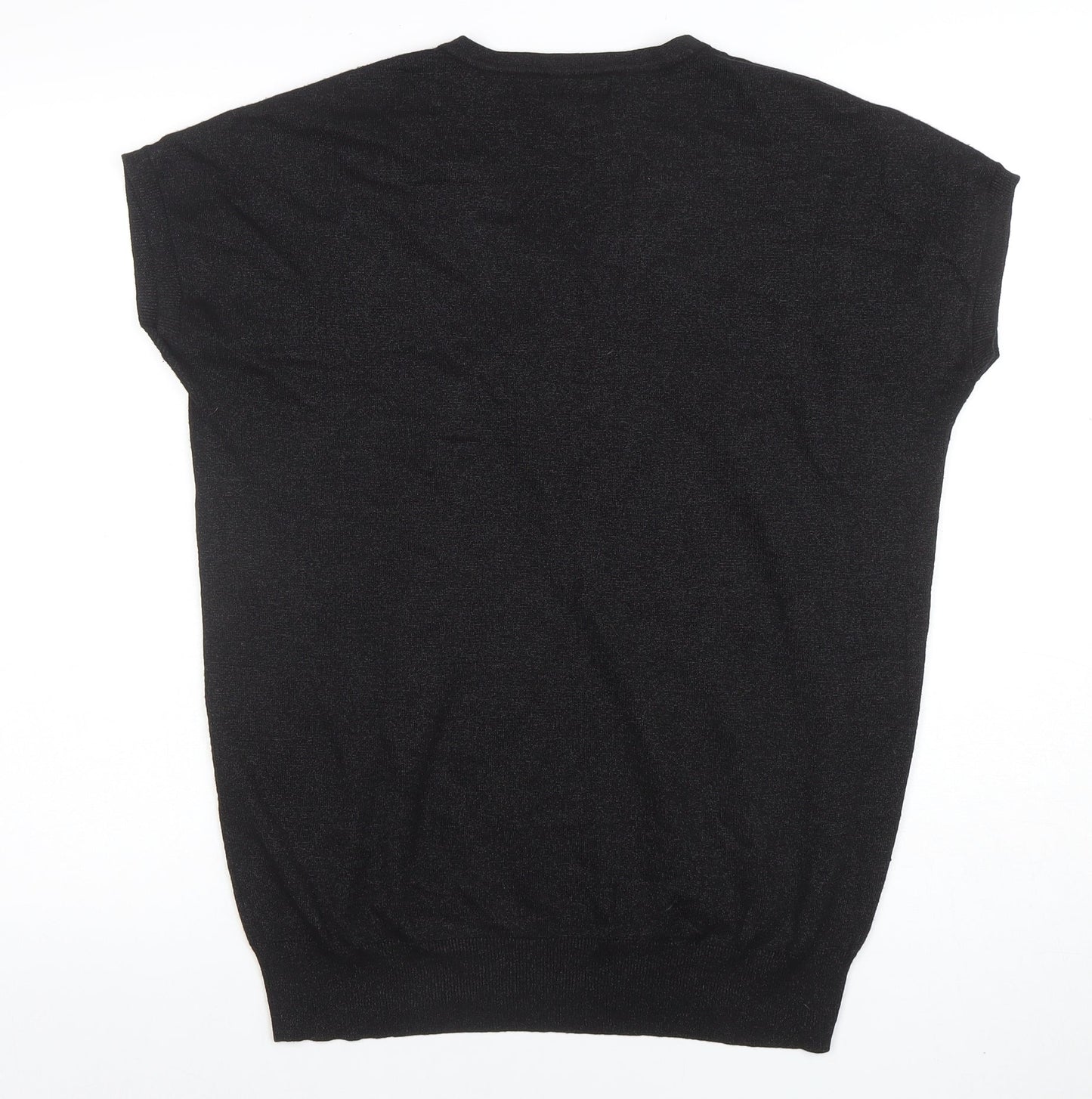 Womens UK Size M Wallis Black Tunic Blouse