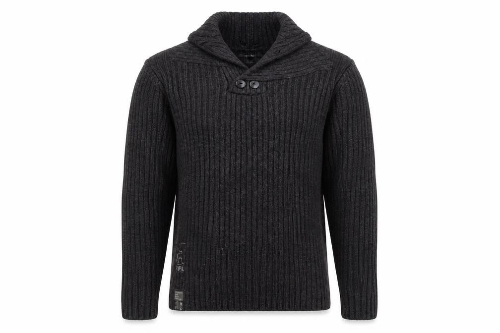 Mens UK Size M Americana Raw Grey Pullover Jumper