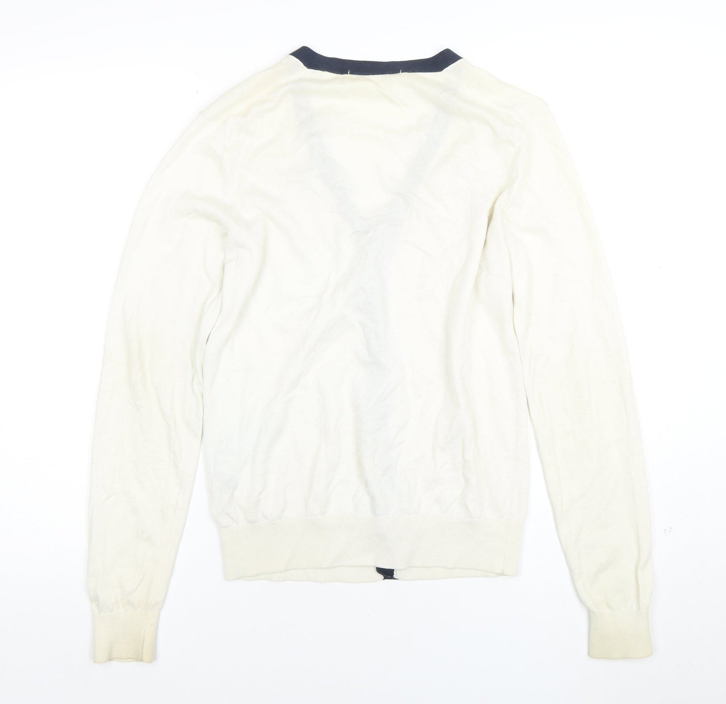 Womens UK Size XS Uniqlo Ivory Cardigan Jumper