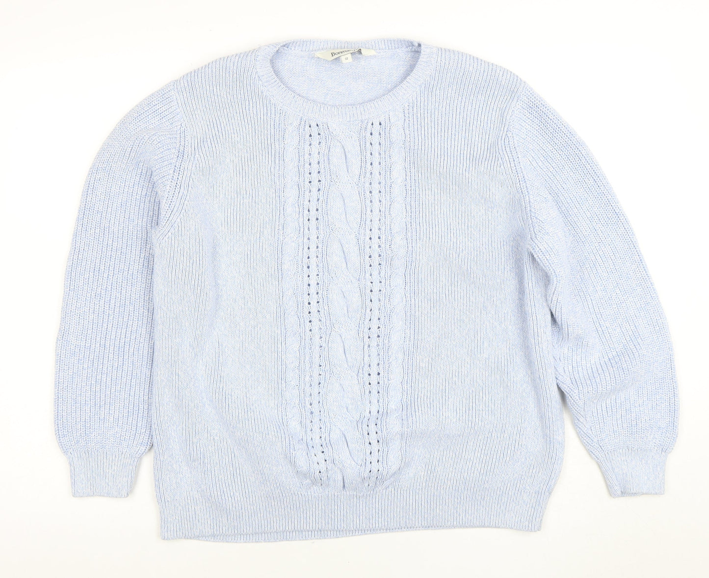 Womens UK Size 22 Bonmarche Blue Pullover Jumper
