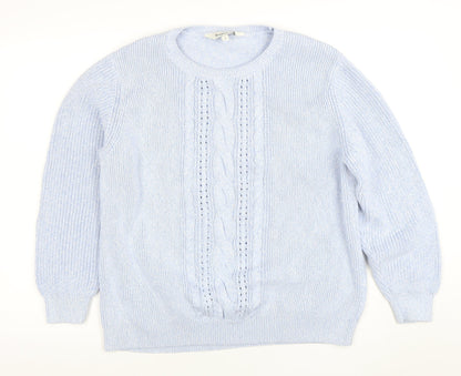 Womens UK Size 22 Bonmarche Blue Pullover Jumper
