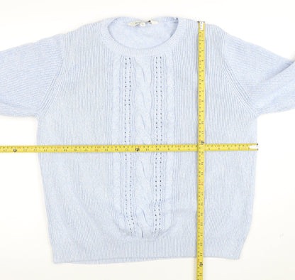 Womens UK Size 22 Bonmarche Blue Pullover Jumper