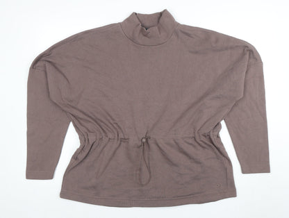 Womens UK Size 12 Marks and Spencer Brown Tunic Sweatshirt