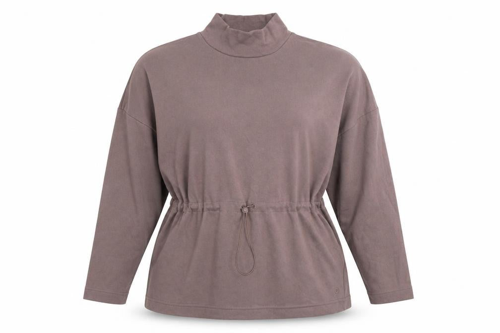Womens UK Size 12 Marks and Spencer Brown Tunic Sweatshirt