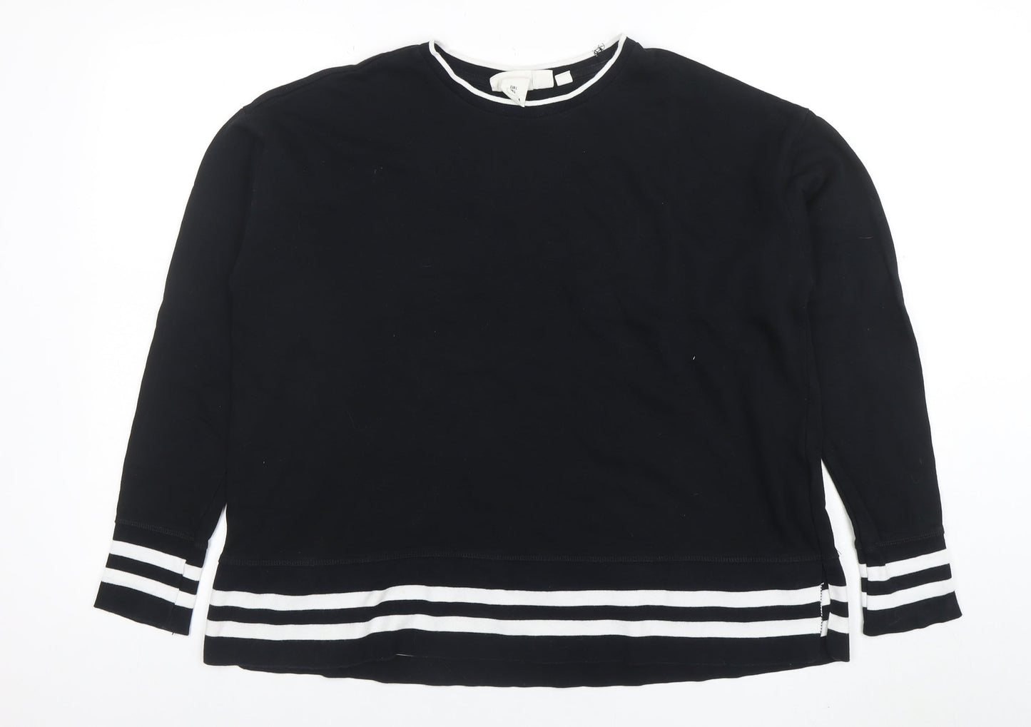 Womens UK Size L L.O.G.G. Black Pullover Sweatshirt