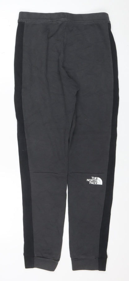 The North Face Boys Black L Jogger Sweatpants Cotton Blend