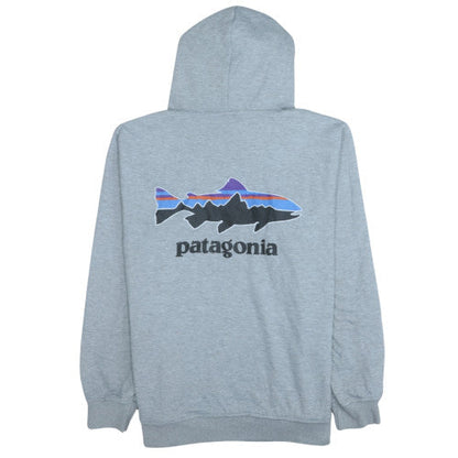Mens UK Size M Patagonia Grey Pullover Hoodie