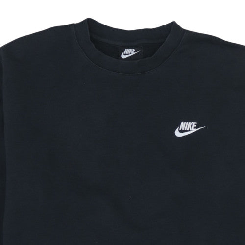 Mens UK Size M Nike Black Pullover Sweatshirt